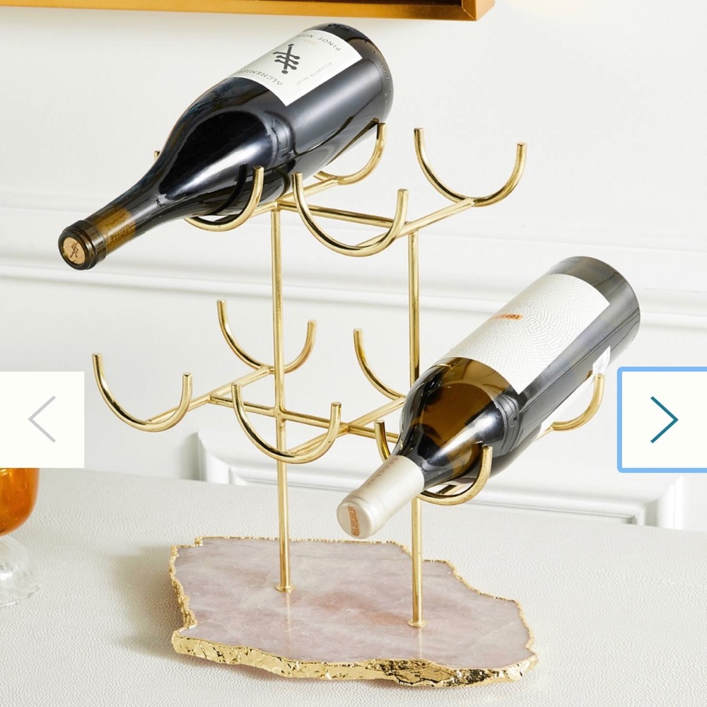 Rose Quartz Wine Rack